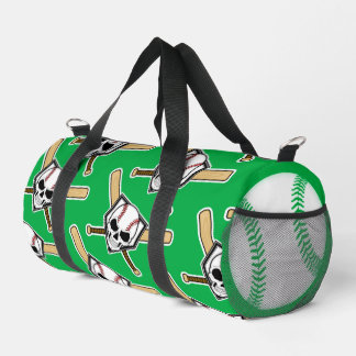 Baseball Til Death Green Screwball Graphics Duffle Bag