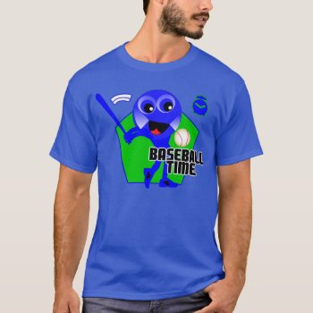 Baseball Time T-shirt by Baysideimages at Zazzle