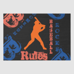 BASEBALL TISSUE PAPER