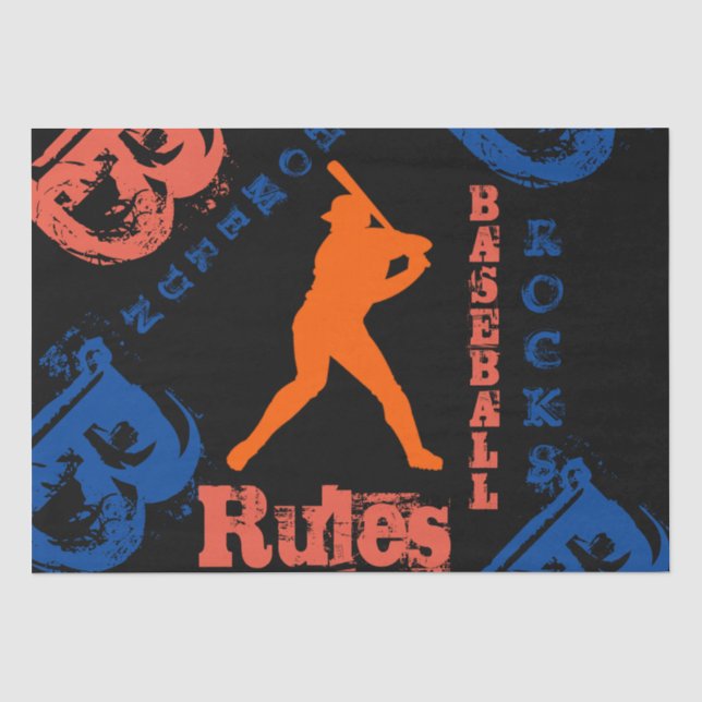 BASEBALL TISSUE PAPER (Front)