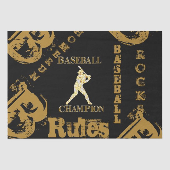 BASEBALL TISSUE PAPER (Front)