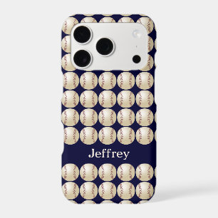Baseball, "Tough", Personalized Name iPhone 17 Pro Case
