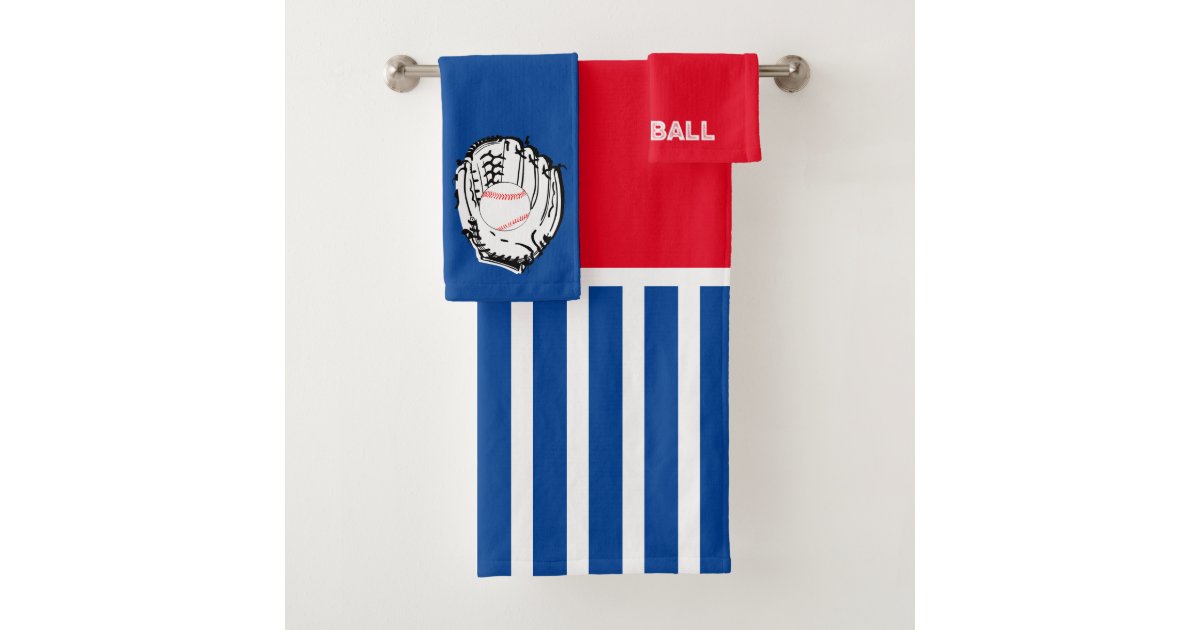 Baseball Towel Set Zazzle