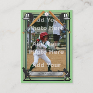 Baseball Trading Card Sage - Custom Stats