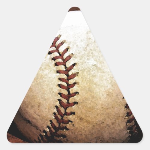 Baseball Triangle Sticker