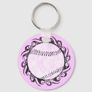 baseball. tribal. keychain