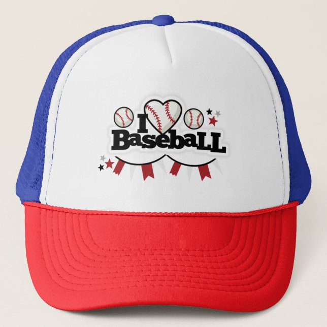 Baseball Trucker Hat (Front)