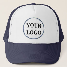 Baseball Trucker Hat ADD YOUR LOGO For Her