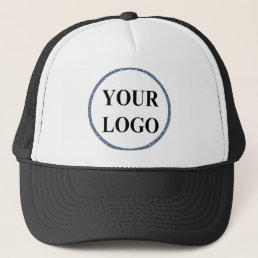 Baseball Trucker Hat ADD YOUR LOGO For Him 