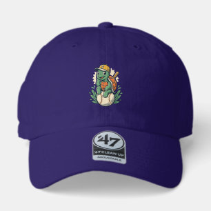 Baseball Turtle Vintage Engraving Graphic Design_1 47 Brand Hat