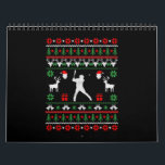 Baseball Ugly Christmas Calendar<br><div class="desc">Baseball Gift Funny</div>
