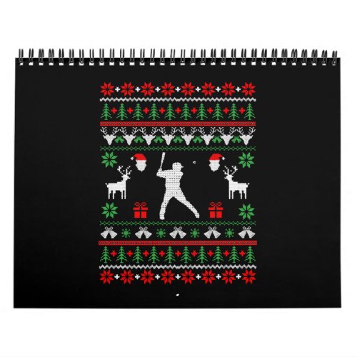 Baseball Ugly Christmas Calendar