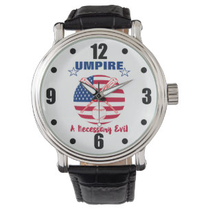 Baseball Umpire Funny Sports Quote Text Graphic Watch