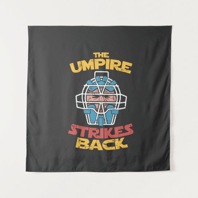Baseball Umpire Tapestry (Front)