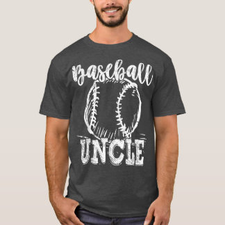 Baseball Uncle Love Baseball Funny  T-Shirt