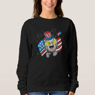 Baseball Uncle Sam Griddy Dance  4th of July Sweatshirt