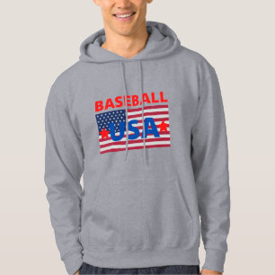 Baseball USA Flag Athletic Tee True Classic