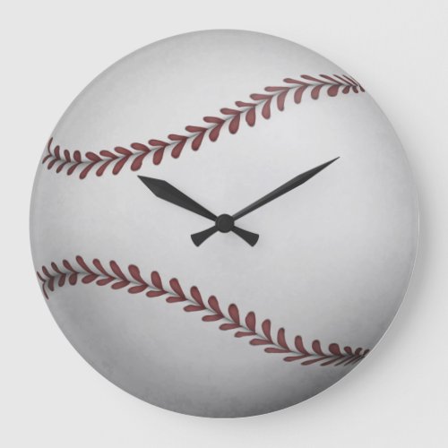 Baseball Vector Large Clock