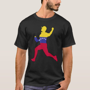 Baseball Venezuela Flag Hispanic Heritage Venezuel T-Shirt