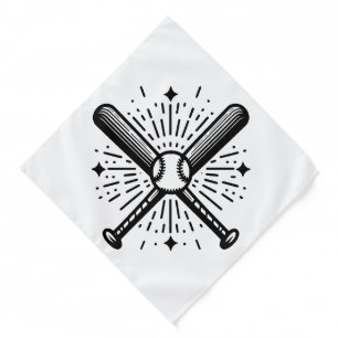 baseball vintage bandana
