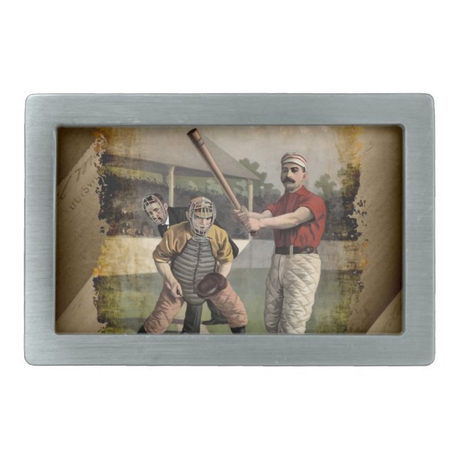 Baseball:Vintage Belt Buckle (Front)