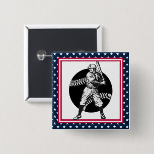 Baseball:Vintage Button