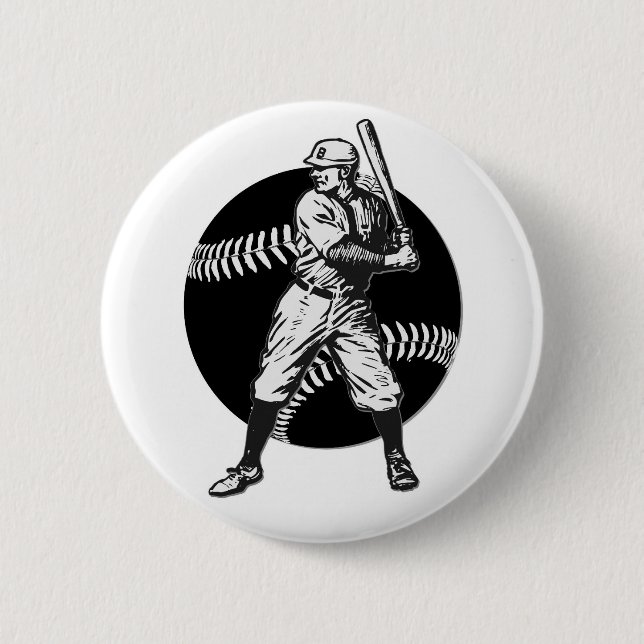 Baseball:Vintage Button (Front)