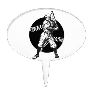 Baseball:Vintage Cake Topper