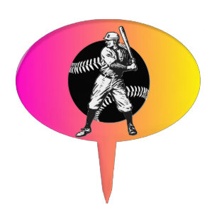 Baseball:Vintage Cake Topper