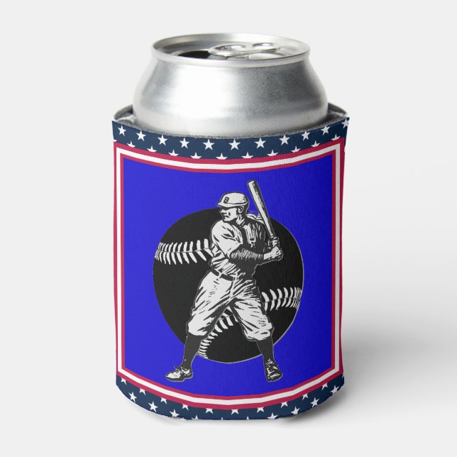 Baseball:Vintage Can Cooler (Can Front)