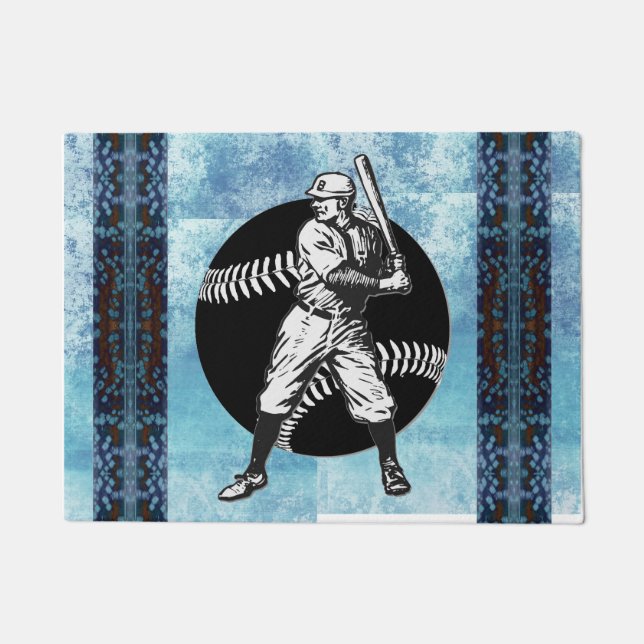 Baseball:Vintage Doormat (Front)