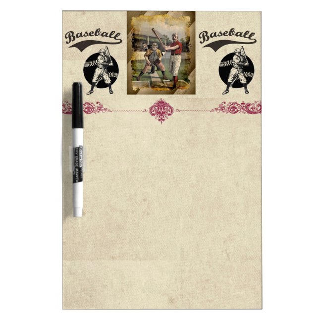 Baseball:Vintage Dry Erase Board (Front)