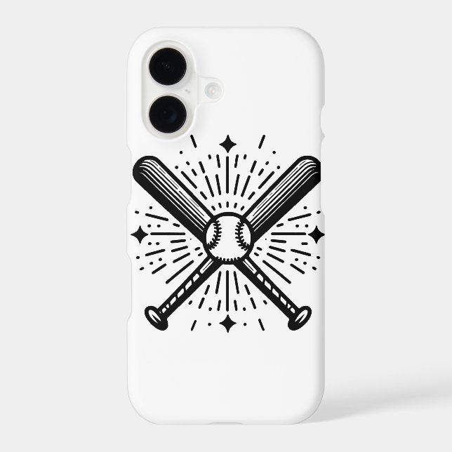 baseball vintage iphone case (Back)