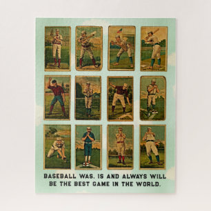 Baseball Vintage Jigsaw Puzzle
