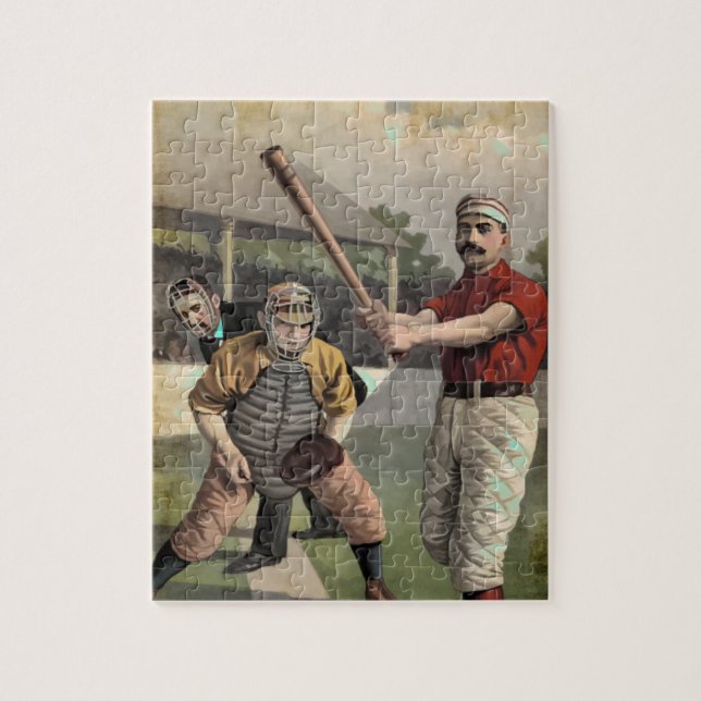 Baseball:Vintage Jigsaw Puzzle (Vertical)