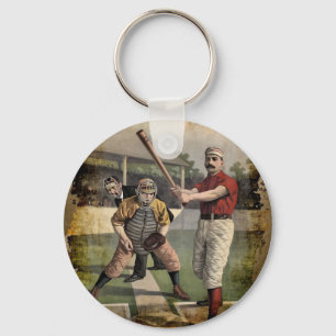 Baseball:Vintage Keychain