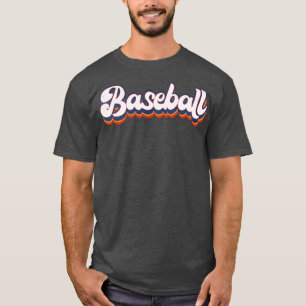 Baseball Vintage Lettering T-Shirt