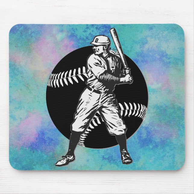 Baseball:Vintage Mouse Pad (Front)