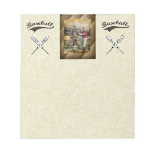 Baseball:Vintage Notepad