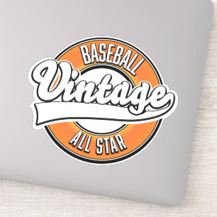 Baseball vintage style logo. sticker