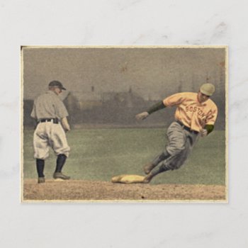 Baseball Vintage Style Postcard by cardland at Zazzle