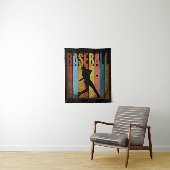 BASEBALL VINTAGE TAPESTRY (In Situ)