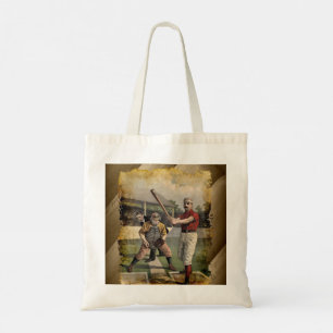 Baseball:Vintage Tote Bag