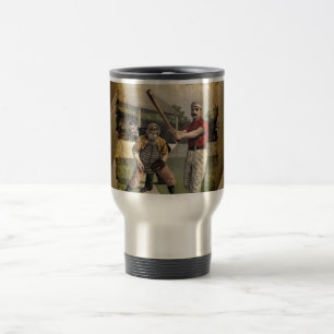 Baseball:Vintage Travel Mug