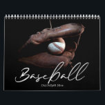 Baseball Wall Calendar<br><div class="desc">Photo collection of baseball game. Great gift for sport lovers.</div>