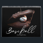 Baseball Wall Calendar<br><div class="desc">Photo collection of baseball game. Great gift for sport lovers.</div>