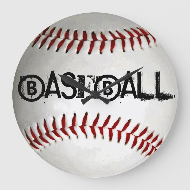 Baseball Wall Clock (Front)