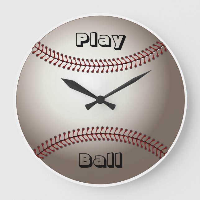 Baseball wall clock (Front)