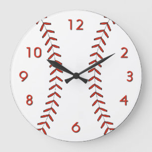 Baseball Wall Clock