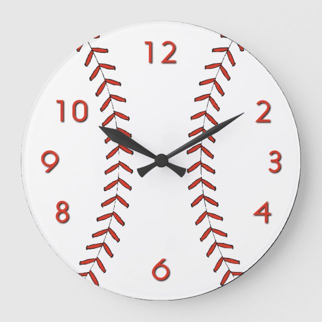 Baseball Wall Clock (Front)